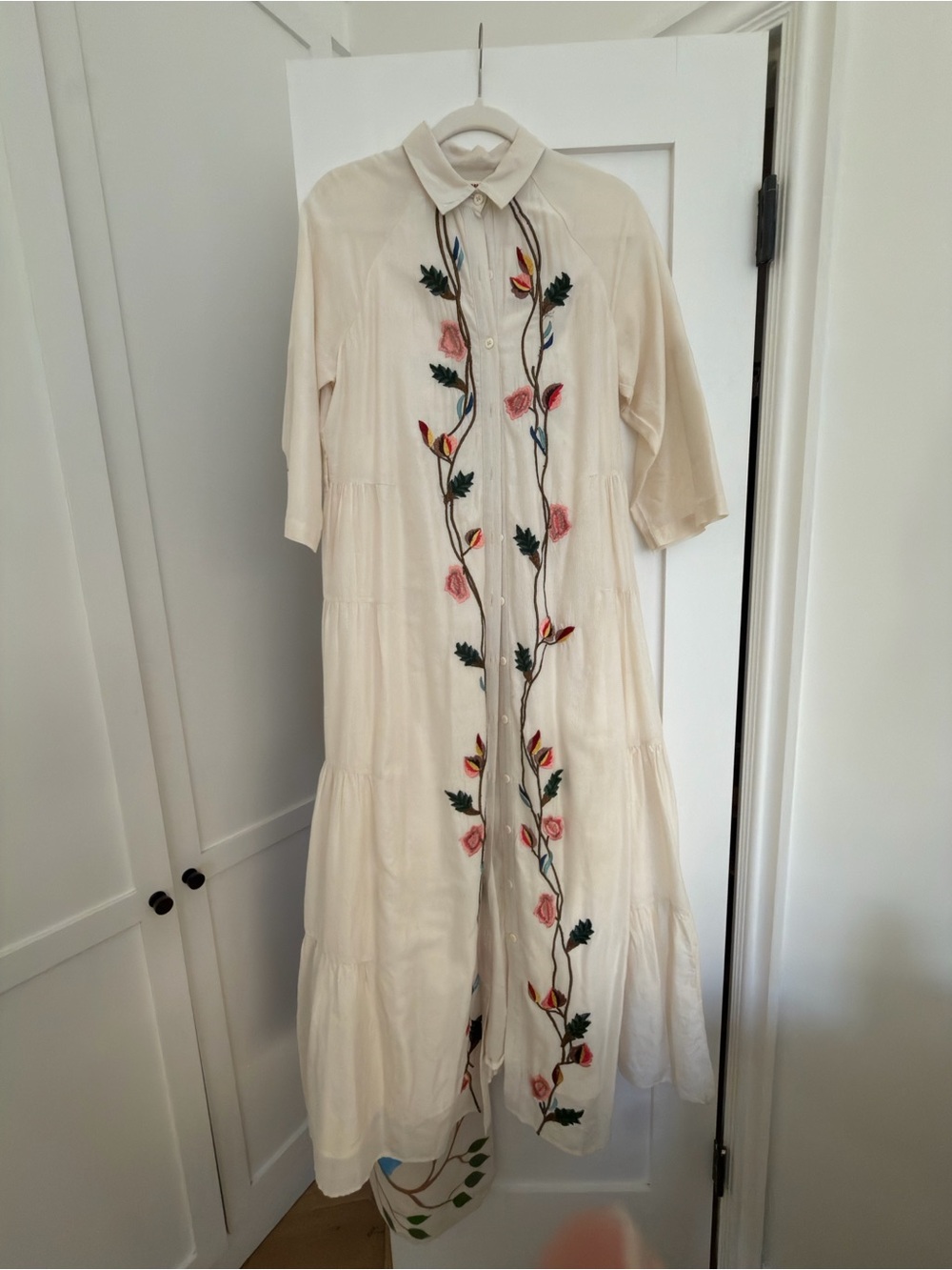 Samant Chauhan Embroidered Shirt Dress